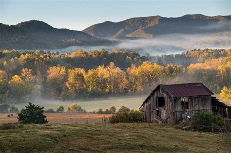 Misty Mountain Morning .